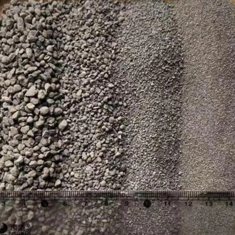 Counterweight Iron Sand - bulk material view